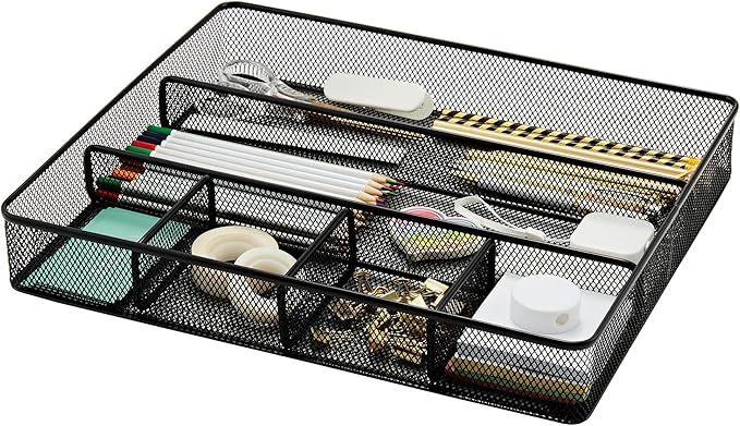 Annova Desk Top Organizer Tray for Office Organization by LivingNecessities