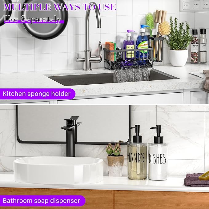 MASADI Kitchen Dish Soap Dispenser Set - Image 4