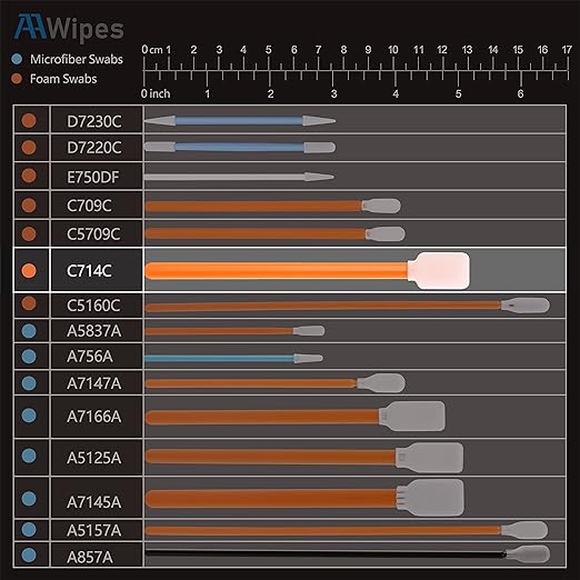 AAwipes Foam Swab Sticks Cleanroom Cleaning Swab Sponge Stick - Image 3