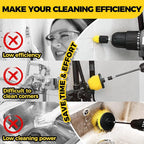 Holikme 8 Piece Drill Brush Attachments Set, Power Scrubber Brush - Image 6