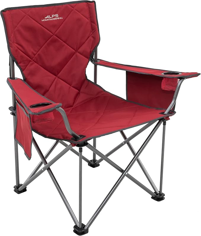 ALPS Mountaineering King Kong Camping Chairs for Adults with Mesh Cup Holders and Pockets, Built Durable and Reliable with Compact Foldable Steel Frame - Image 5