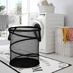 BATTOO Mesh Collapsible Laundry Baskets, Foldable Pop Up Laundry Hamper - Image 6