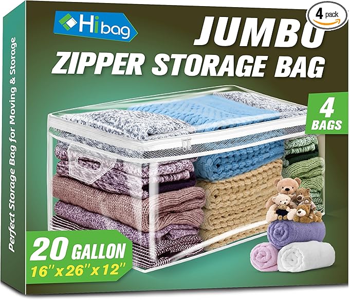 HIBAG 20 Gallon Large Storage Bag by HIBAG