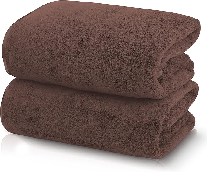 TENSTARS Silk Hemming Bath Towels by TENSTARS