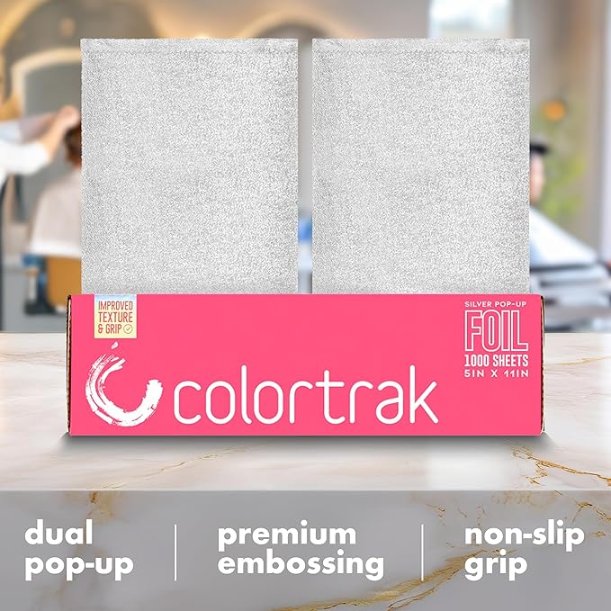 Colortrak Embossed Sheets Silver Aluminum Foil Pop-up Dispenser, 8 Boxes - Image 7