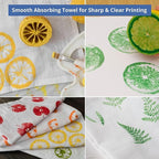 Flour Sack Towels | Tea Towel for Crafts| Kitchen Dish Cotton Blank Towel for - Image 9