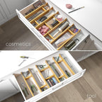 Adjustable Bamboo Drawer Dividers - Image 5