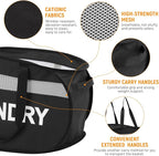 Collapsible Laundry Baskets, Tear-proof Dirty Clothes Hampers - Image 3