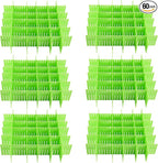 ZOENHOU 60 PCS Green Drawer Dividers, 12.6 x 2.8 Inch Adjustable Premium by ZOENHOUDIRECT