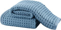 Microfiber Waffle Face Towels, 2 Pieces, Fast Drying, Lint Free 430 GSM by Unknown