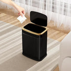 TIPGO Bathroom Trash Can with Lid, 2.1 Gallon / 8 Liter Small Garbage Can - Image 6
