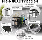 Small Kitchen Sink Caddy Organizer and sponge holder - Image 4
