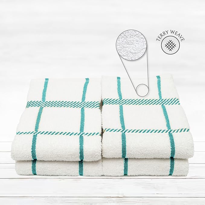 100% Cotton Terry Dish Cloth & Dish Towel) - Image 3