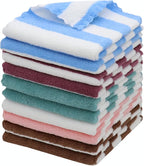 Microfiber Cleaning Cloth Lint Free Cleaning Rags, 10 Pack Fast Drying Dish Rags by HFGBLG