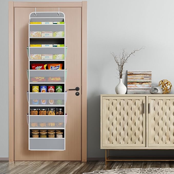 Univivi Door Hanging Organizer Nursery Closet Cabinet Baby Storage - Image 6