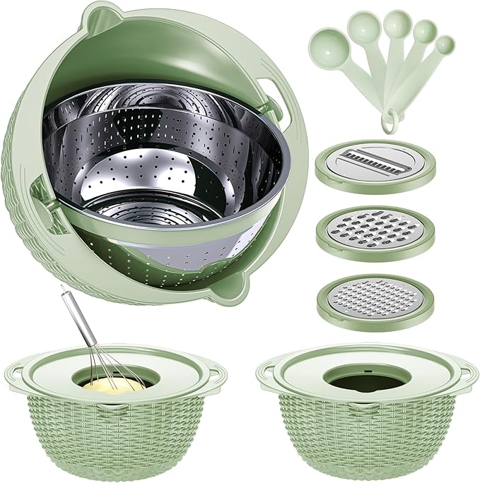 4-1 Strainer Bowl with Lid Set by Balavina