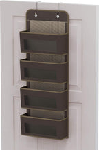 Simple Houseware 4 Clear Window Pocket Over Closet Door Storage Hanging - Image 8