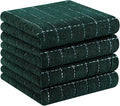 Homaxy 100% Cotton Terry Kitchen Towels, Checkered Designed, Soft and Super by Homaxy