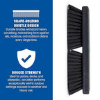 SPARTA Plastic Floor Scrub Brush, Brush Head Only, Deck Brush - Image 3