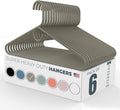 Neaties Super Heavy Duty Clothes Hangers 6 Pack – Made in The USA - 10lb by NeatiesHangers