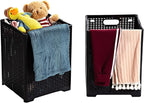 42L Collapsible Plastic Laundry Baskets, Foldable Laundry Hamper - Image 6