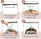 Mr. Pen- Space Saving Hangers for Clothes, Pastel Colors, Plastic Multi Clothes - Image 5