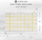 100% Cotton Terry Dish Towels, 4 Pack Checks, 16 x26 Inches, Super Soft and - Image 4