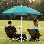 AMMSUN Shade Umbrella, Premium Portable Umbrella with Stand, 6.5ft Lightweight Free Standing Canopy for Sporting Games, Adjustable Instant Sun Protection and Easy to Carry, Turquoise - Image 2