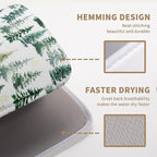 Christmas Trees Dish Drying Mat 18x24 Inch Large Size Winter Dish Dry Mats - Image 3