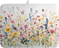 Spring Floral Dish Drying Mat for Kitchen Counter Summer Colorful Flower by farg