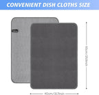 KinHwa Kitchen Washcloths for Dishes Absorbent Microfiber Dish Cloths Dish - Image 5