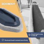 BOOMJOY Tub Cleaner Brush with Long Handle, No Scratch Shower Cleaning Brush - Image 4