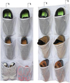 KIMBORA 2 Packs Narrow Over the Door/Wall Shoe Organizer Cruise, Small Hanging - Image 2