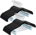 HOUSE DAY Velvet Hangers with Adjustable Clips 30 Pack, Non-Slip Suit Organizer by HOUSEDAY