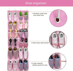 2 Pack Hanging Shoe Organizer，Over Door Shoe Organizer - Image 6