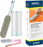 2PCS Lint Brushes for Clothes, Cat Dog Hair Remover for Lundary, Self-Cleaning by JoyArrive