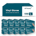 Clear Vinyl Gloves, Powder-Free & Latex-Free, Disposable Clear Gloves, Cleaning by AFYecmy