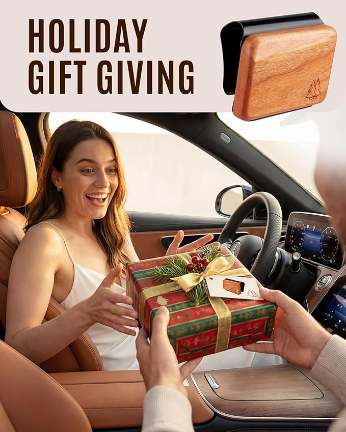 Natural Wooden Car Air Freshener - Image 7