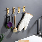 DELITON Gold Adhesive Hooks - Image 5