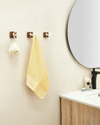 3 Pack White Wall Coat Hook Rack, Modern Coat Hooks Black Walnut Wood Black - Image 3