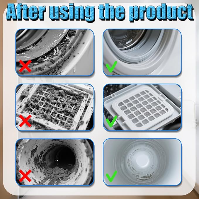 7 Pack Dryer Vent Cleaner Kit, Flexible Dryer Lint Brush Vent Cleaner，Dryer - Image 2