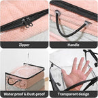 10 PCS Clear Zippered Storage Bags - Image 3