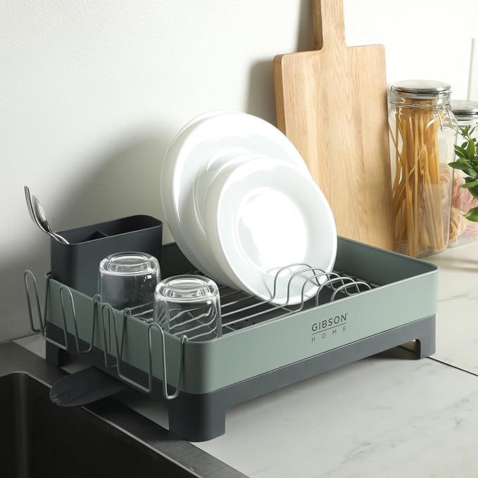 Gibson Home Nestcraft Full Size Rust Resistant Dish Rack - Image 4