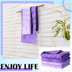 2 Pcs Lavender Hand Towels for Bathroom Purple Lavender Bathroom Hand Towel - Image 4