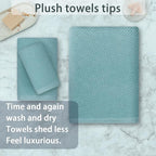 VOOVA & MOVAS Bathroom Towels Set, 100% Cotton | Quick Dry | Soft | Thick - Image 4