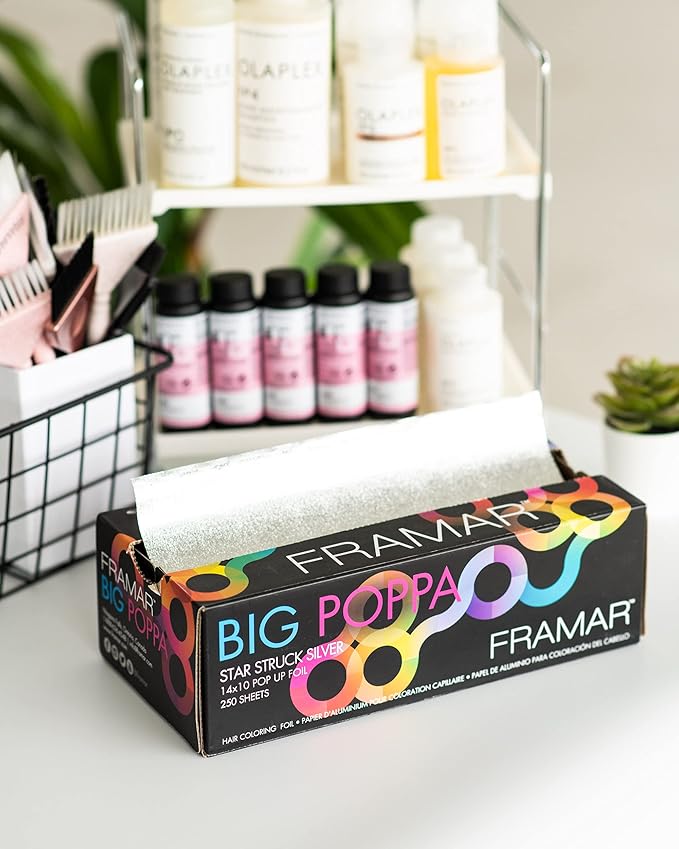 Framar Big Poppa Silver Pop Up Hair Foil - Image 2