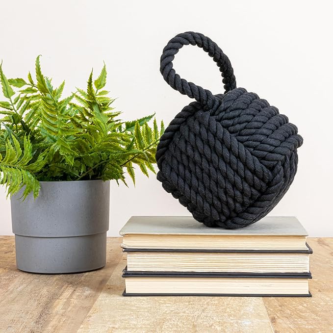 Nautical Rope Knot Decorative Cotton Door Stop - Image 6