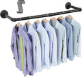 OROPY Industrial Pipe Clothing Rack 38.4", Heavy Duty Detachable Wall Mounted by OROPY