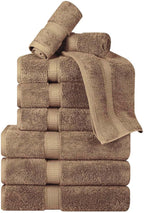 Superior Egyptian Cotton Pile 9 Piece Towel Set, Includes 3 Bath, 3 Hand - Image 2
