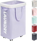 Goodpick Laundry Basket with Wheels, 75L Collapsible Laundry Baskets with by Goodpick